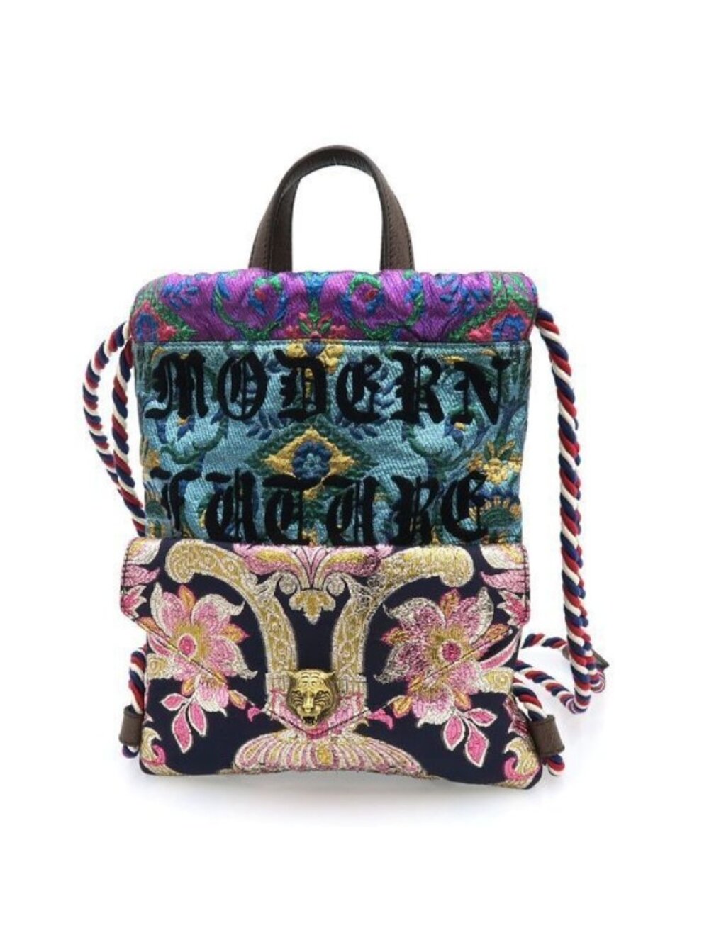 Gucci Brocade Backpack Multicolor - Picture 1 of 9